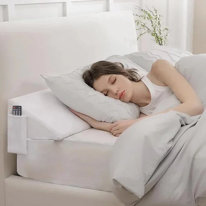 Mosrugs | Gap Filler Wedge Pillow | Adjustable Height, Compact Design & Ideal for Twin, Queen, King Beds and Sofas