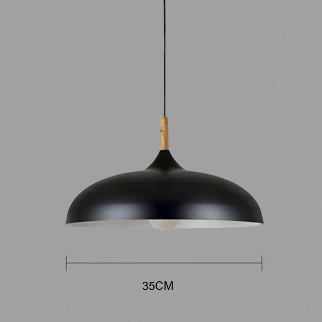 Mosrugs | NordicOak Scandinavian Oak Ceiling Light – Modern LED Pendant Lamp