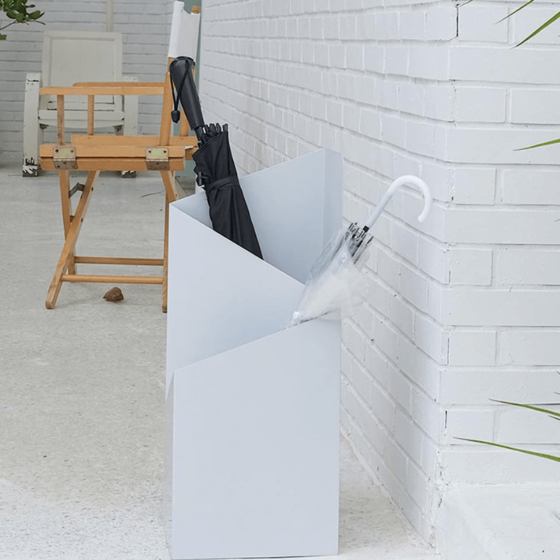 Mosrugs | DripFrame Umbrella Stand with Drip Tray – Scandinavian Minimalist Metal Umbrella Holder