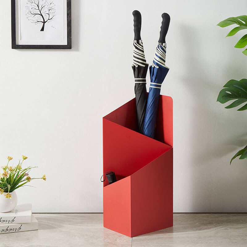 Mosrugs | DripFrame Umbrella Stand with Drip Tray – Scandinavian Minimalist Metal Umbrella Holder