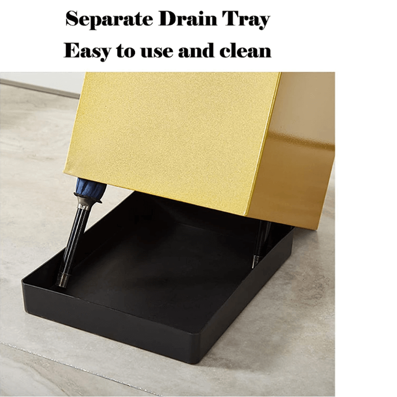 Mosrugs | DripFrame Umbrella Stand with Drip Tray – Scandinavian Minimalist Metal Umbrella Holder