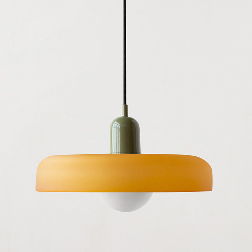 Mosrugs | Coloured Glass Pendant Light – Elegant Bauhaus-Style Hanging Lamp for Living Room & Dining Area