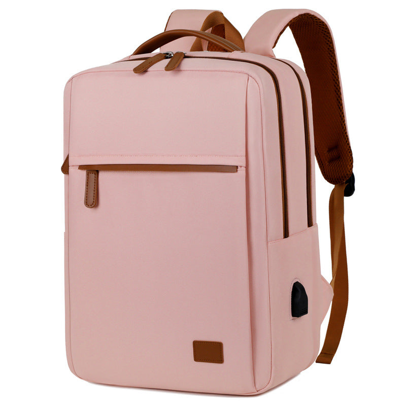Mosrugs | TechPort Laptop Backpack with USB Charging Port – Water-Resistant Design for 15.6-Inch Laptops
