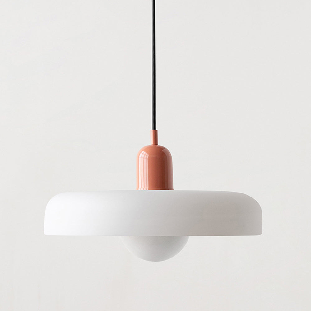Mosrugs | Coloured Glass Pendant Light – Elegant Bauhaus-Style Hanging Lamp for Living Room & Dining Area