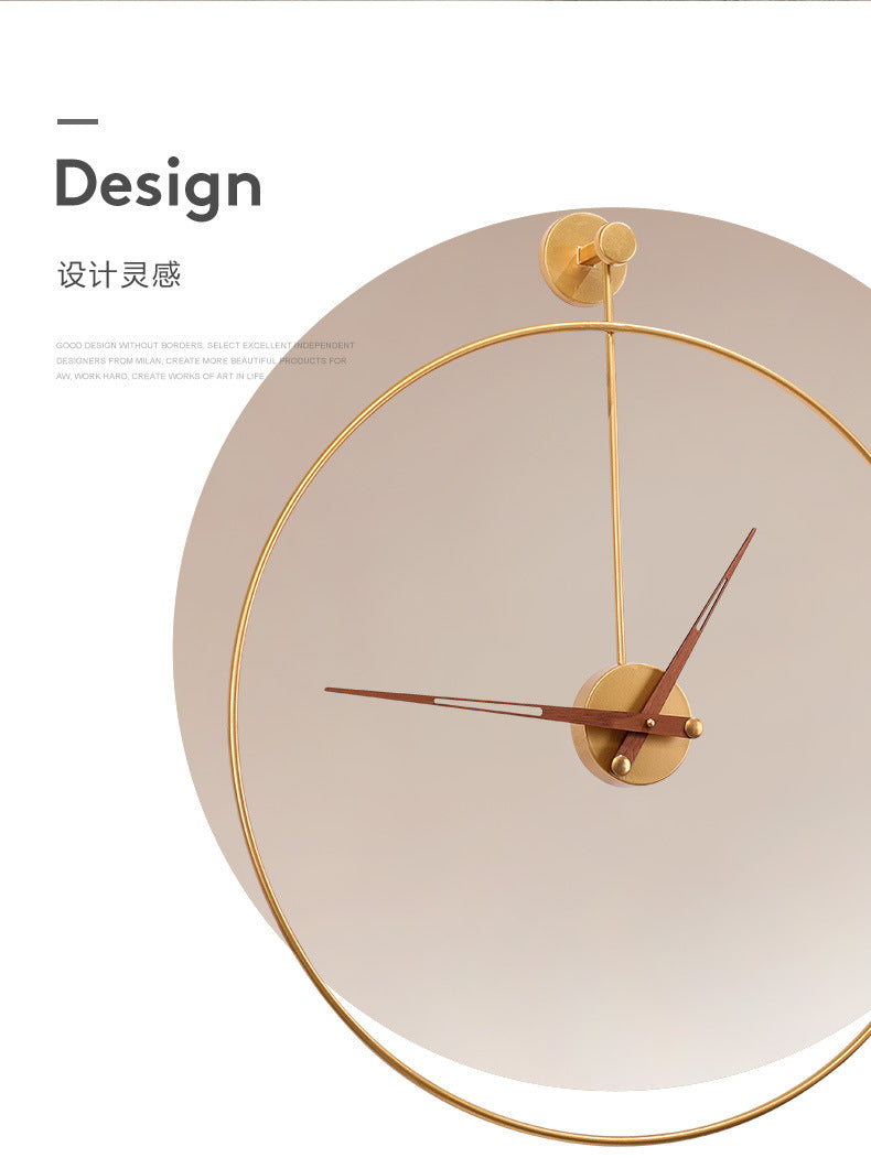 Mosrugs | Minimalist 16-Inch Wall Clock – Modern Silent Sweep Design