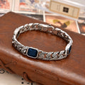 Mosrugs | Totem Design Diamond Pattern Bracelet – Unisex Copper Chain with 9mm Width