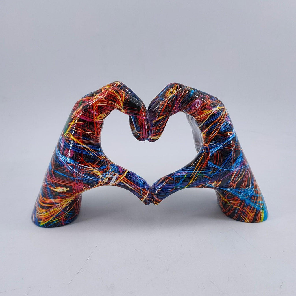 Mosrugs | LoveSculpt Handcrafted Heart Decoration – Symbol of Love & Connection for Home Decor