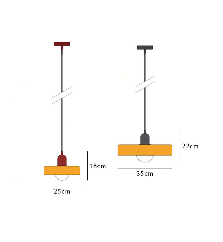 Mosrugs | Coloured Glass Pendant Light – Elegant Bauhaus-Style Hanging Lamp for Living Room & Dining Area