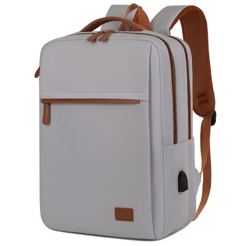Mosrugs | TechPort Laptop Backpack with USB Charging Port – Water-Resistant Design for 15.6-Inch Laptops