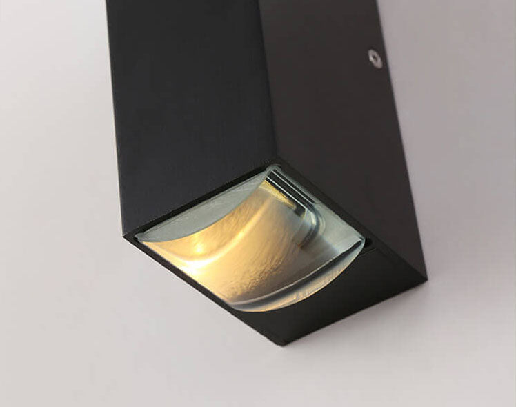 Mosrugs | Modern Waterproof LED Outdoor Wall Light – Rectangular Aluminium Fixture