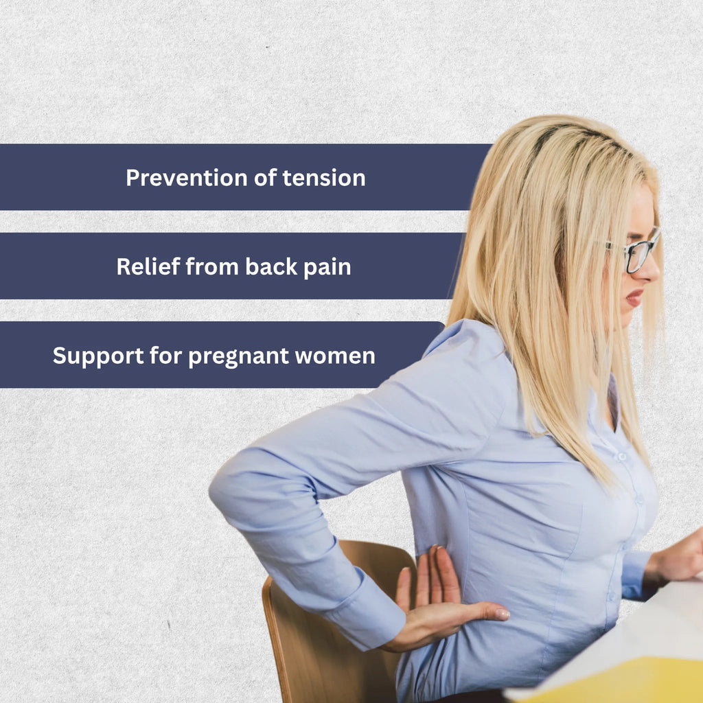 Mosrugs | Orthopedic Pressure Relief Pillow | Contoured Design for Back and Neck Support at Home or Travel