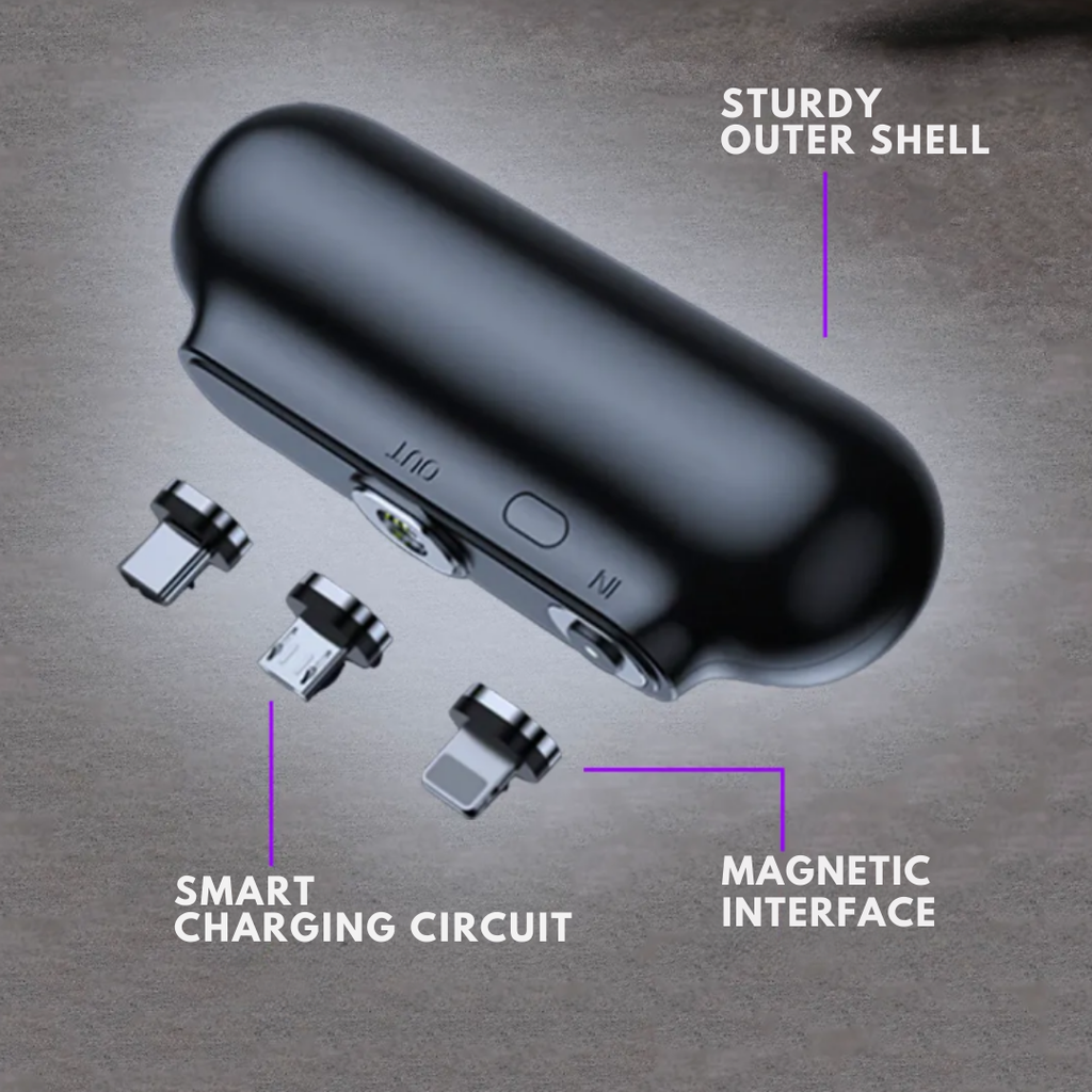 Mosrugs | Universal Magnetic Mini Power Bank – Stay Charged Anywhere!