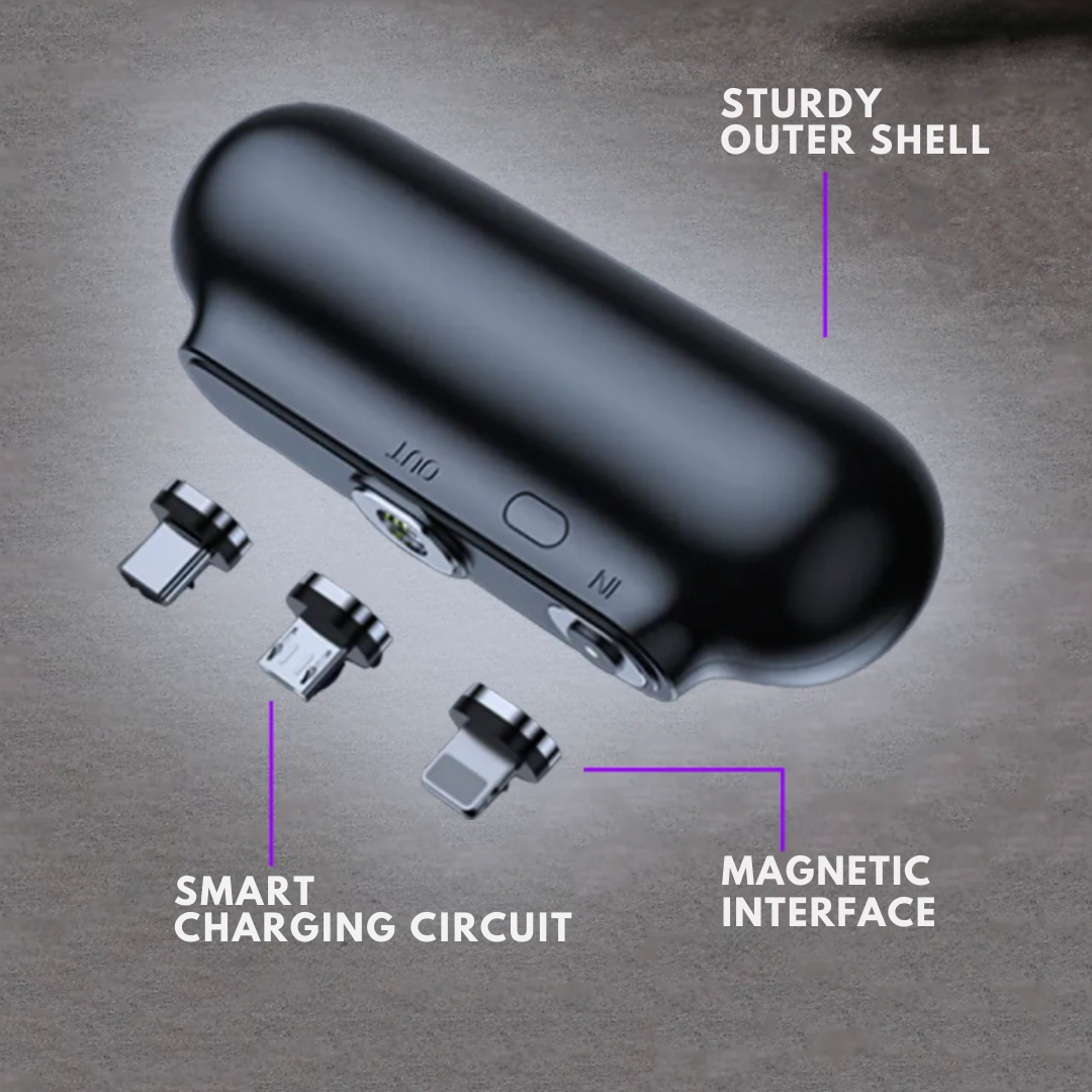 Mosrugs | Universal Magnetic Mini Power Bank – Stay Charged Anywhere!