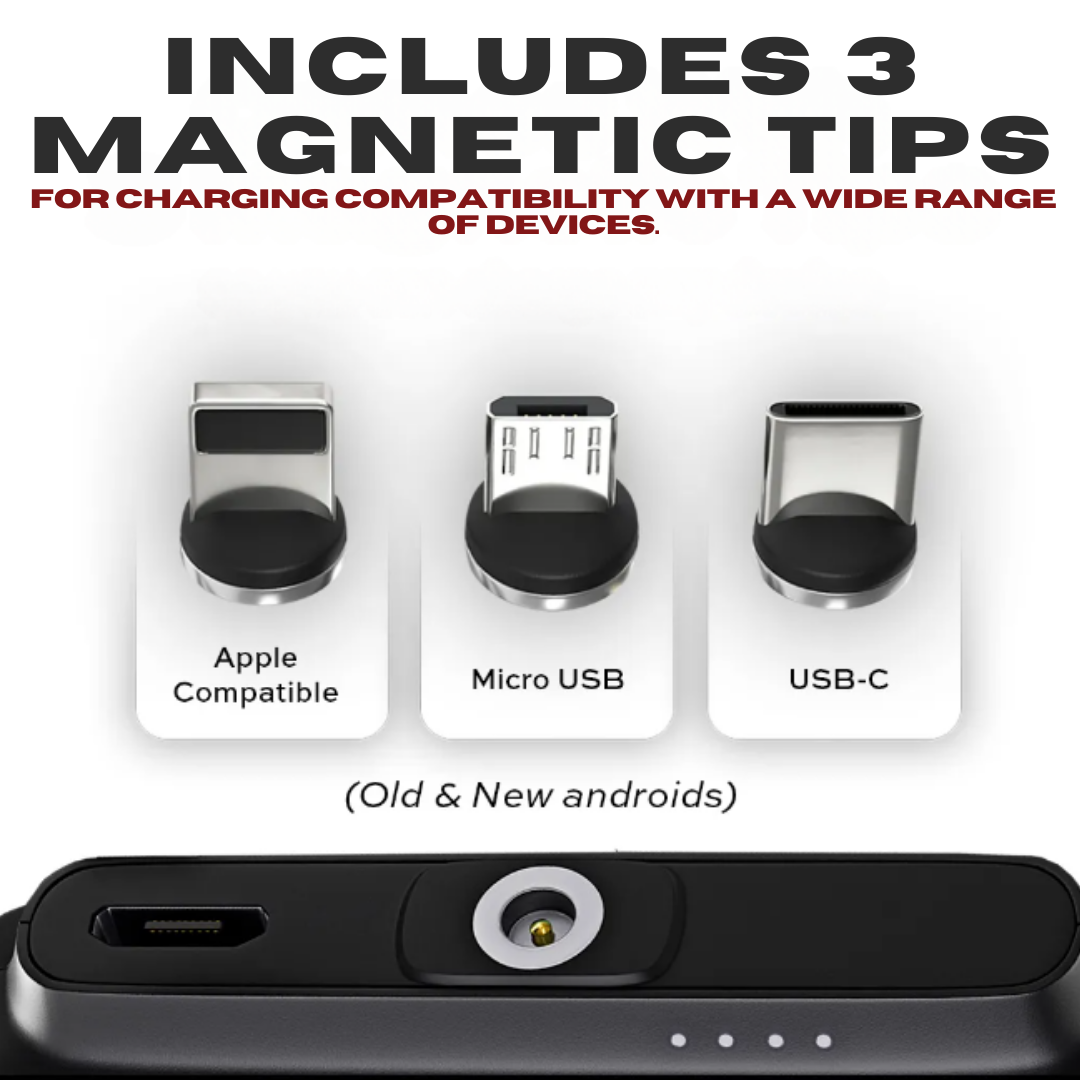Mosrugs | Universal Magnetic Mini Power Bank – Stay Charged Anywhere!