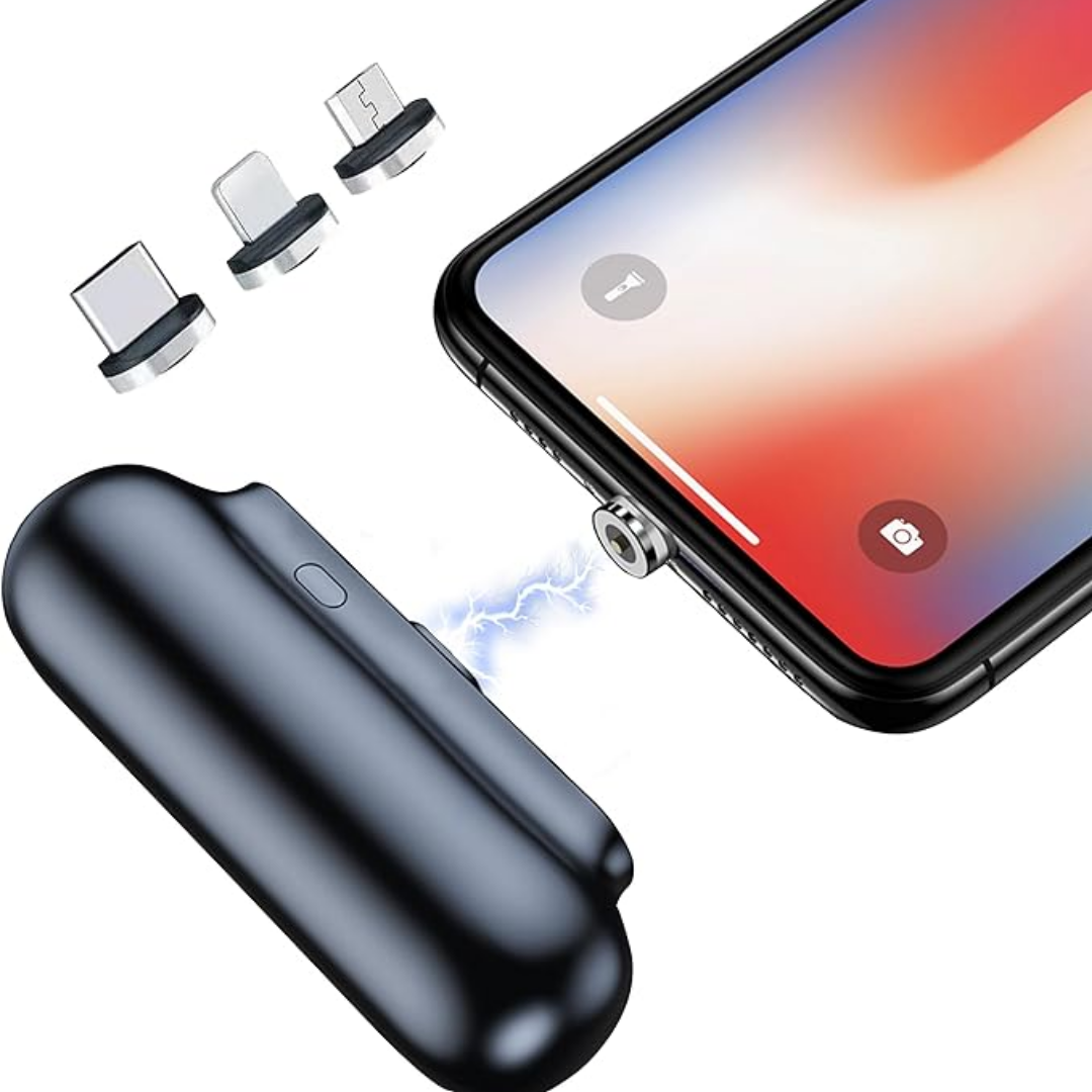 Mosrugs | Universal Magnetic Mini Power Bank – Stay Charged Anywhere!
