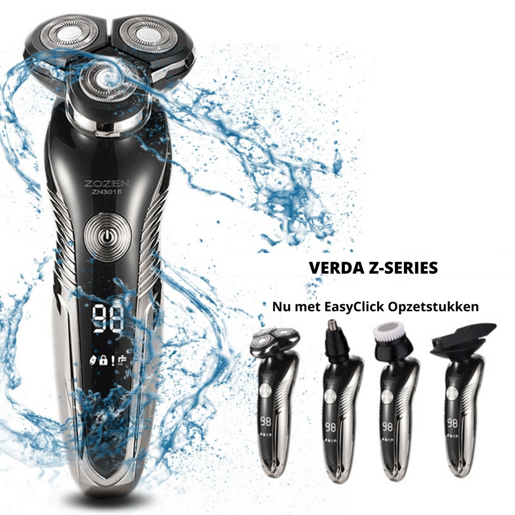 Mosrugs | Rechargeable Wet & Dry Electric Shaver for Men – Waterproof Grooming with LCD Display