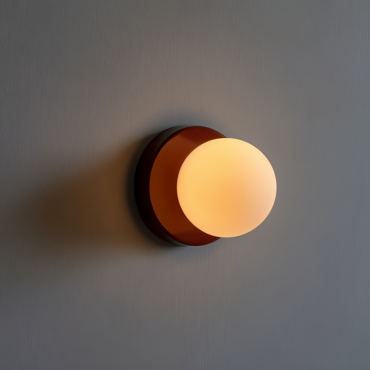 Mosrugs | PearlPop Wall Light – White Glass Orb LED Wall Sconce for Modern Interiors