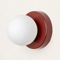 Mosrugs | PearlPop Wall Light – White Glass Orb LED Wall Sconce for Modern Interiors