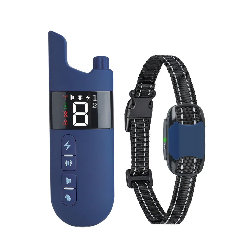 Mosrugs | Electric Dog Training Collar – 500m Remote Control, Waterproof IPX7, Shock, Vibration & Sound Modes