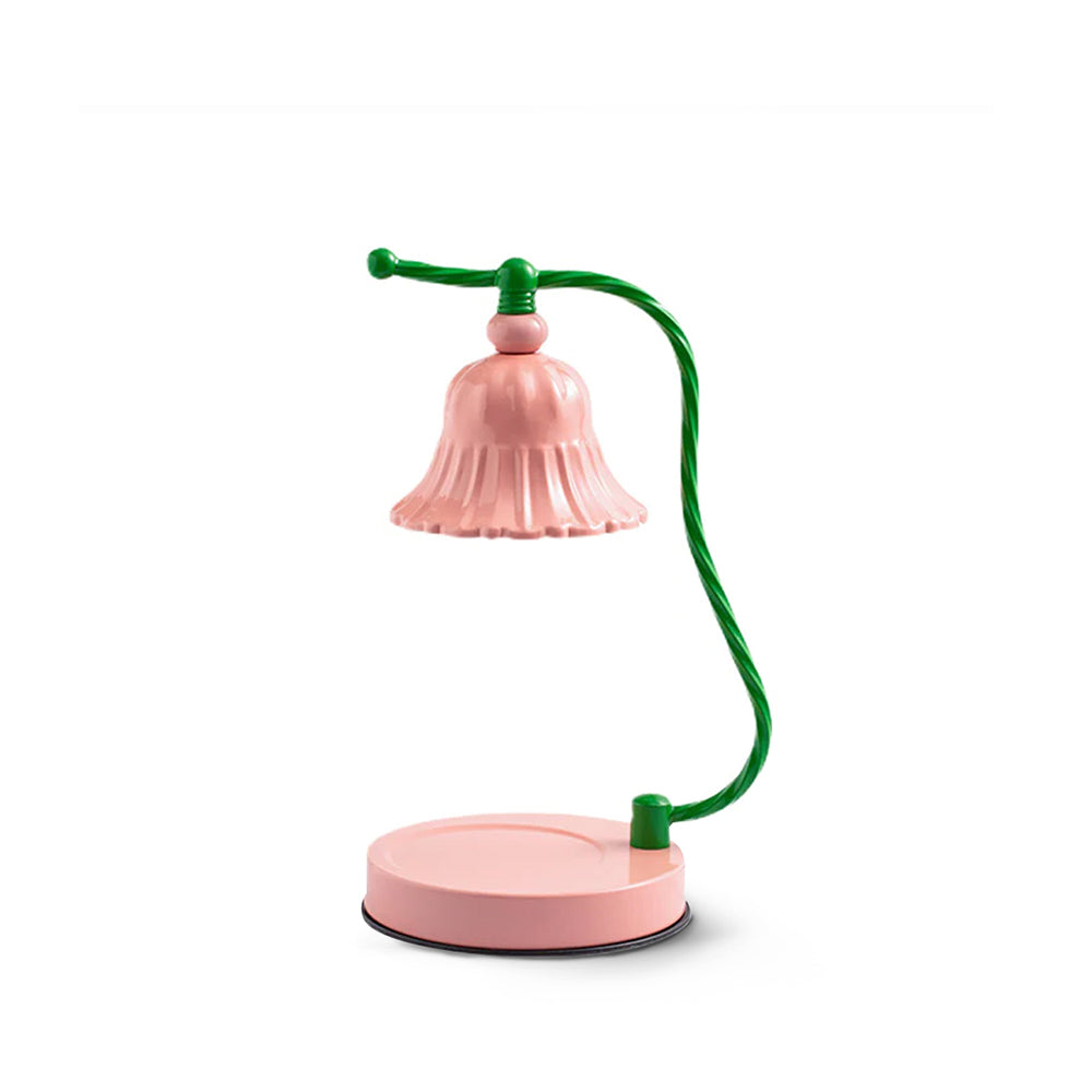 Mosrugs | BloomAura – Charming Pink Glass Table Lamp