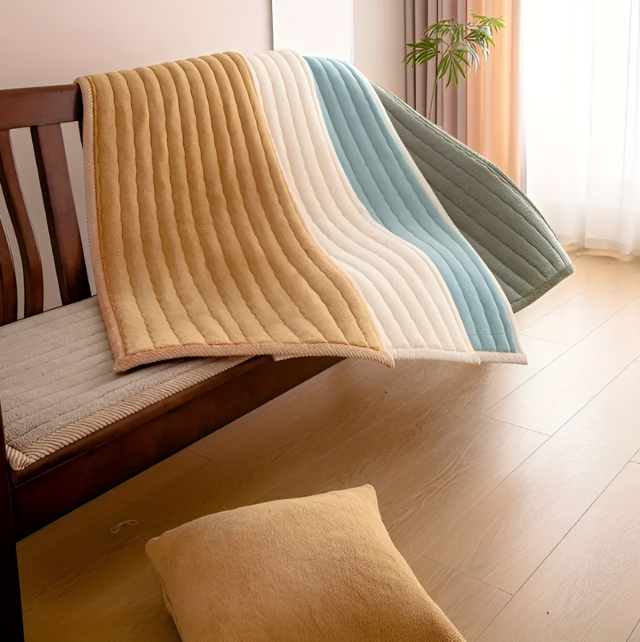 Mosrugs | PolyesPlush Non-Slip Sofa Cover – Pet-Friendly, Machine Washable Couch Protector