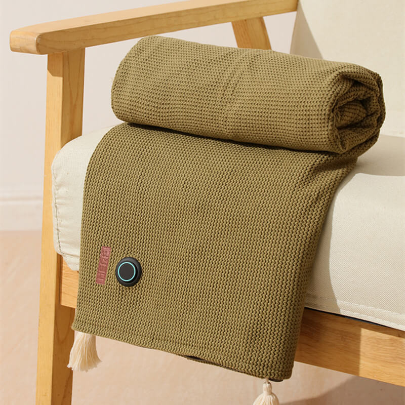Mosrugs | CozyWarm USB Heated Blanket – Portable Electric Throw with 3 Heat Settings & Soft Fleece Fabric