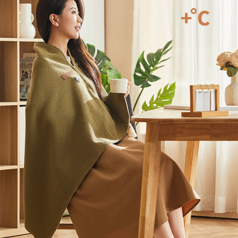 Mosrugs | CozyWarm USB Heated Blanket – Portable Electric Throw with 3 Heat Settings & Soft Fleece Fabric