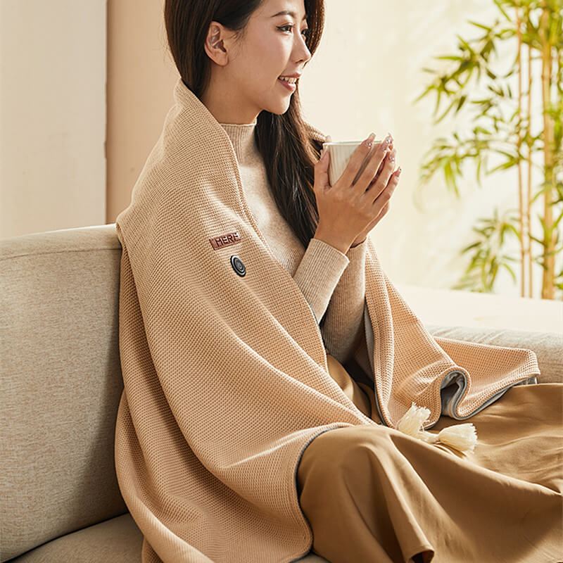 Mosrugs | CozyWarm USB Heated Blanket – Portable Electric Throw with 3 Heat Settings & Soft Fleece Fabric
