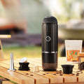 Mosrugs | Self-Heating Portable Electric Espresso Maker with USB-C Charger – Compatible with Ground Coffee & Nespresso Capsules