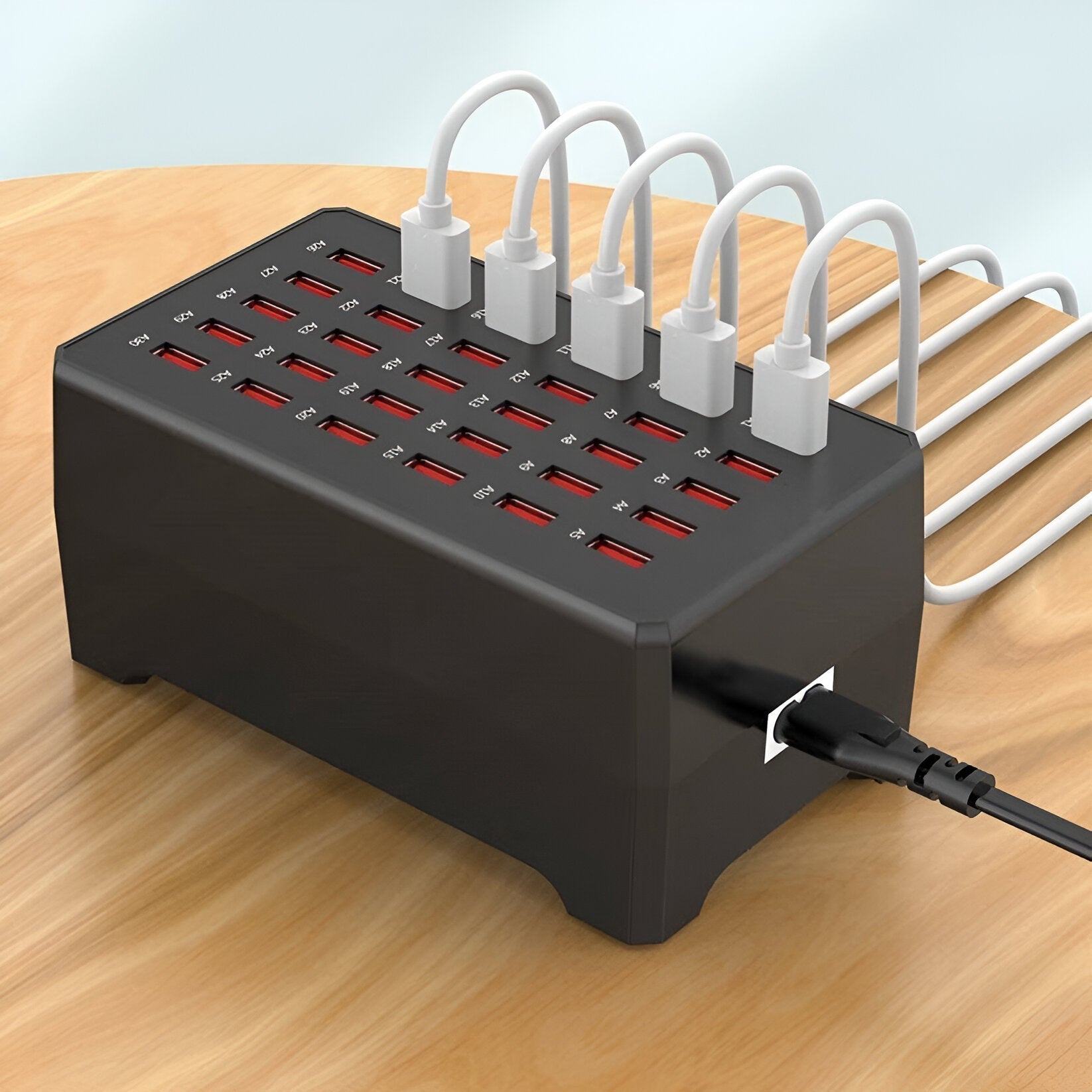 Mosrugs | PowerPort Pro – Universal Multi-USB Charging Station with 30 Ports (150W Output)