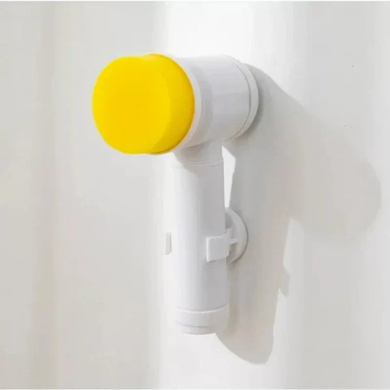 Mosrugs | PowerScrub | Compact Cordless Electric Scrubber with Brush Attachments