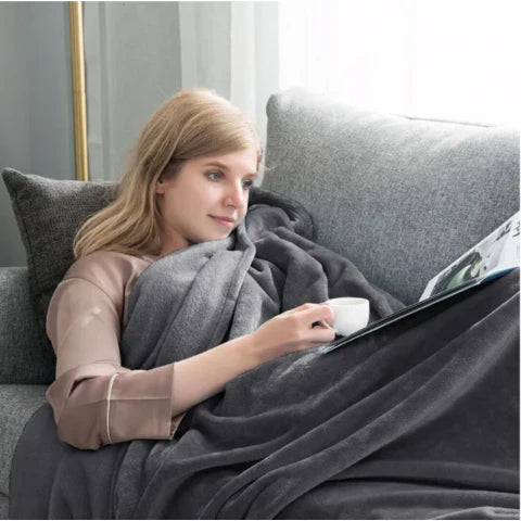 Mosrugs | Waterproof Plush Blanket | Stain-Resistant, Reversible Design for Furniture Protection and Cozy Comfort