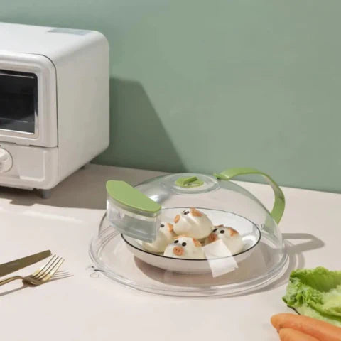 Mosrugs | Handy Microwave Cover | Locks in Moisture, Safe Handle & Versatile for Home, Dorms, and Apartments