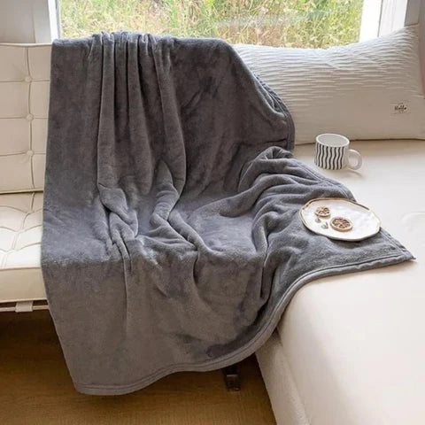 Mosrugs | Waterproof Plush Blanket | Stain-Resistant, Reversible Design for Furniture Protection and Cozy Comfort