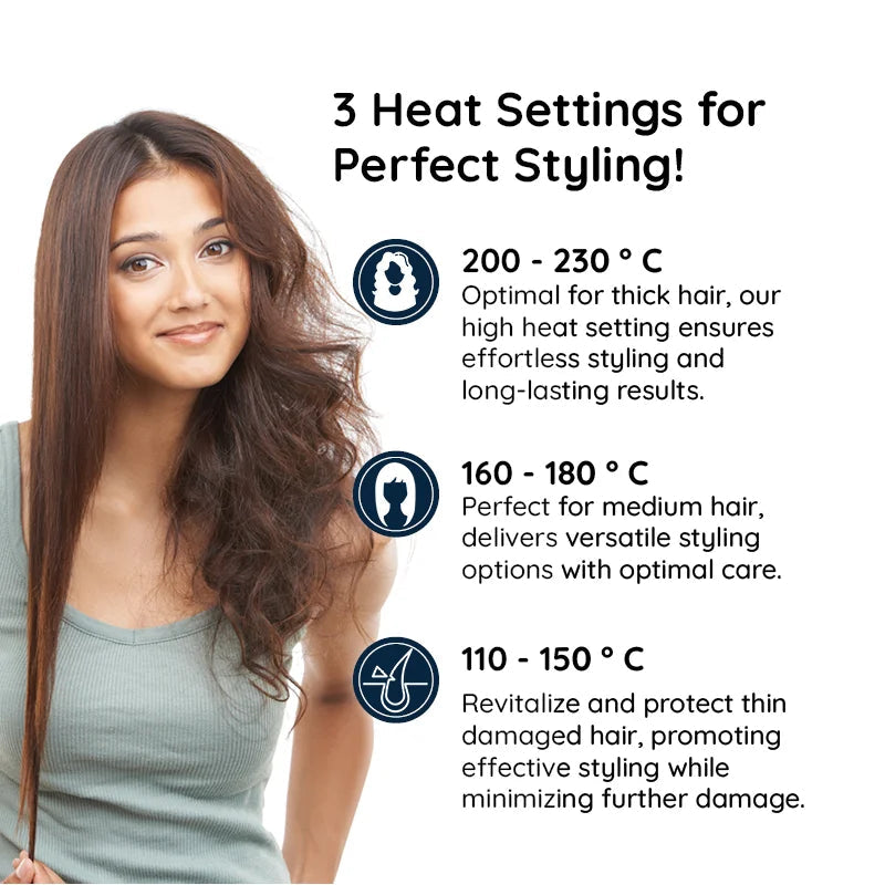 Mosrugs | Professional 2 in 1 Rotating Iron Hair Brush