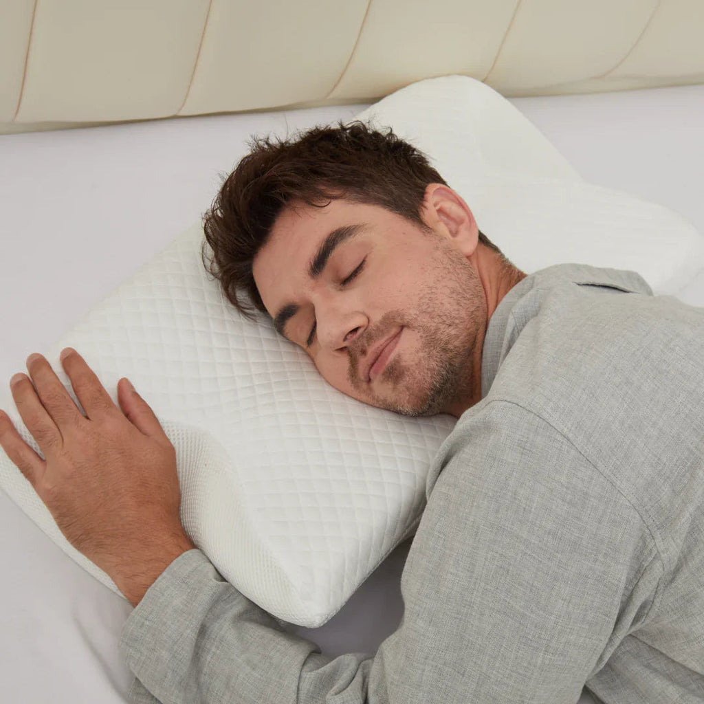 Mosrugs | Cervical Pillow for Neck Pain Relief – Orthopedic Memory Foam Neck Support Pillow for Cervical, Shoulder & Back Alignment