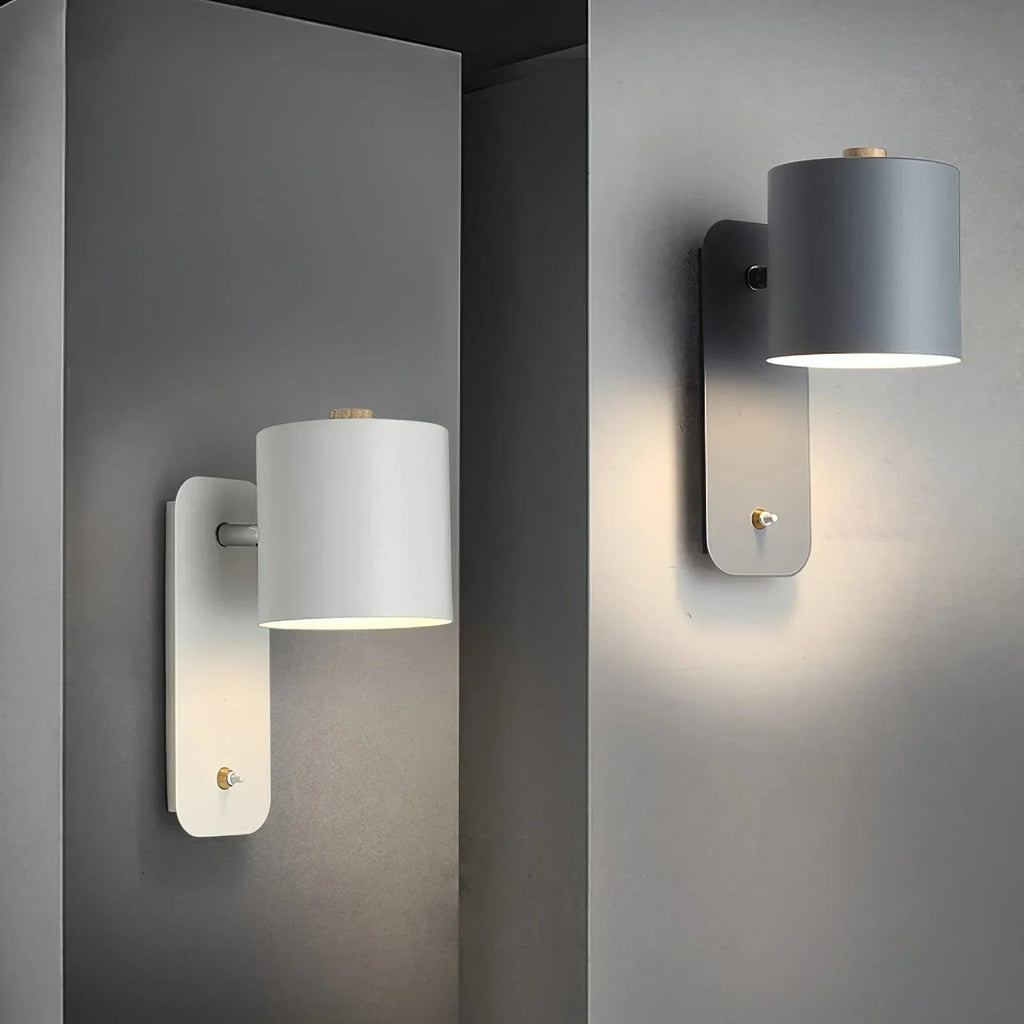Mosrugs | Lunara | Cylindrical Wall Lamp with Plug-In Cord
