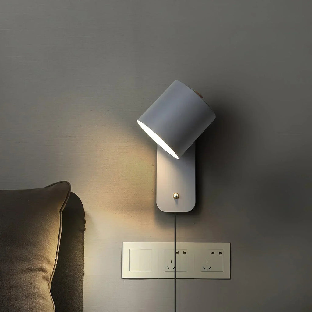 Mosrugs | Lunara | Cylindrical Wall Lamp with Plug-In Cord