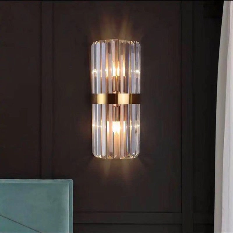 Mosrugs | GoldenGleam – Elegant Gold Wall Light with Warm Glow