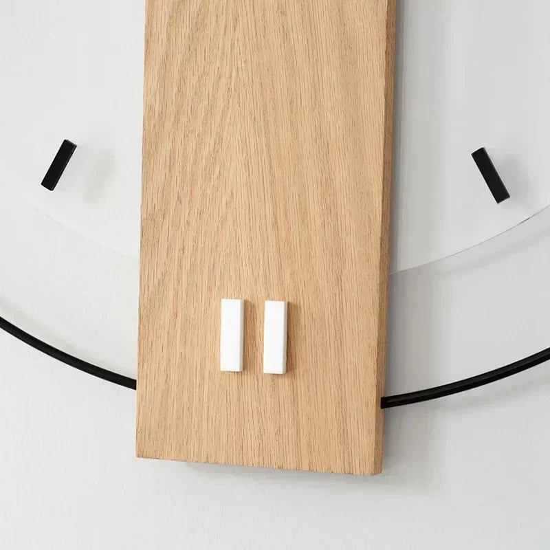 Mosrugs | SilentOak – Minimalist Wooden Wall Clock with Silent Movement