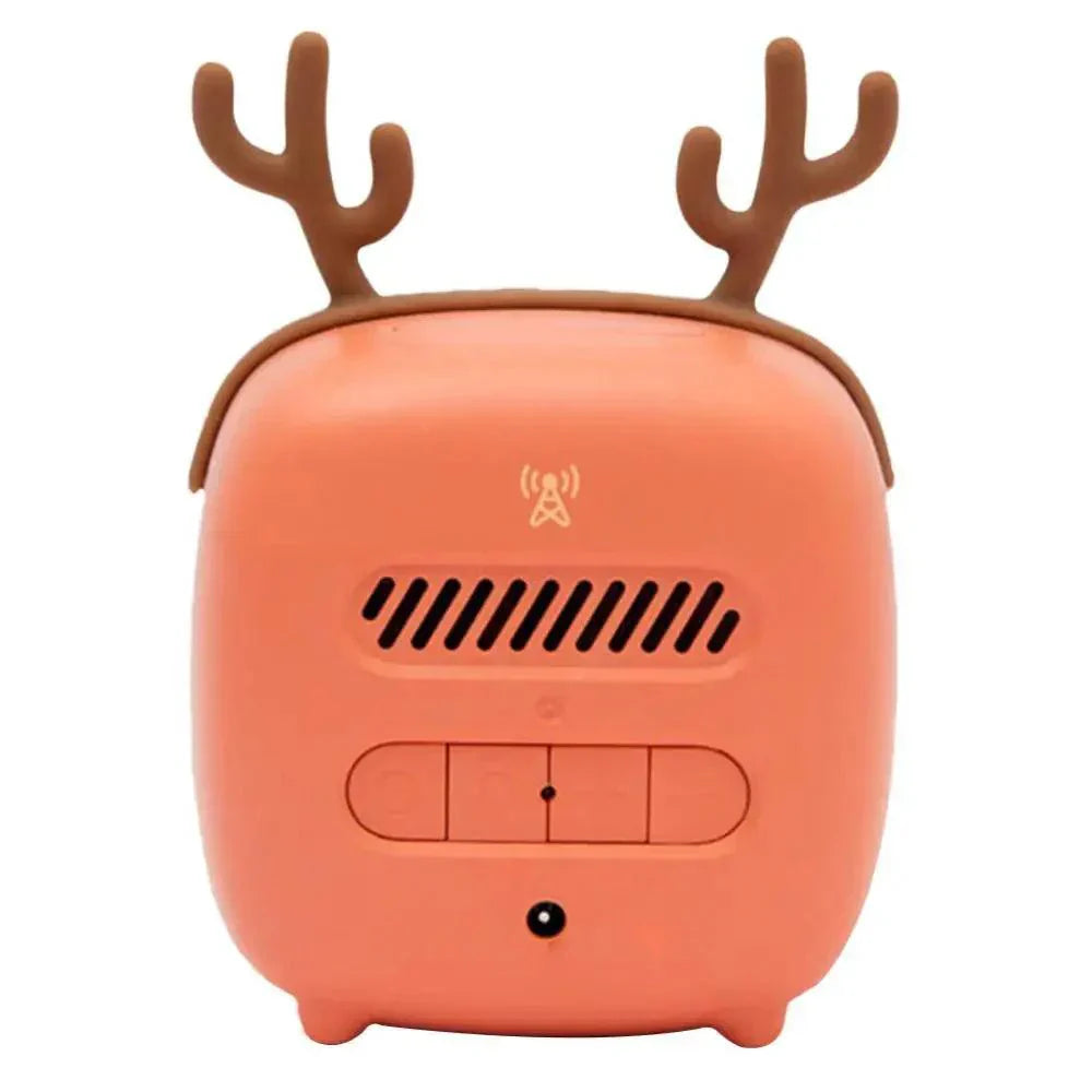 Mosrugs | Cartoon Bunny LED Alarm Clock with Night Light – Rechargeable, Cute Digital Display for Kids & Bedrooms