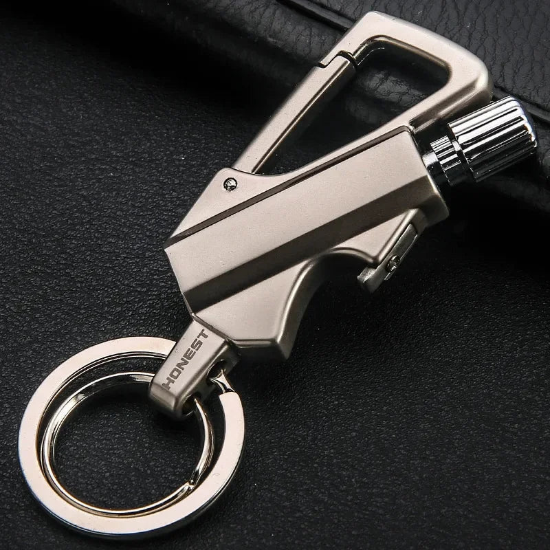 Mosrugs | FlareKey – Multifunction Keychain Lighter | Windproof Kerosene Lighter for Outdoor & Everyday Use
