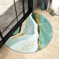 Mosrugs | AquaSoft Super Absorbent Bath Mat – Non-Slip Half-Round Bathroom Mat for Maximum Comfort