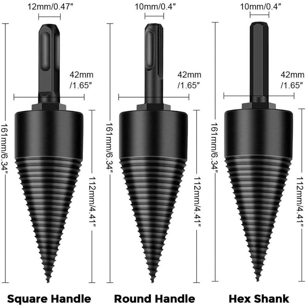 Mosrugs | Oraliu Shank Firewood Drill Bit - Works With Any Drill
