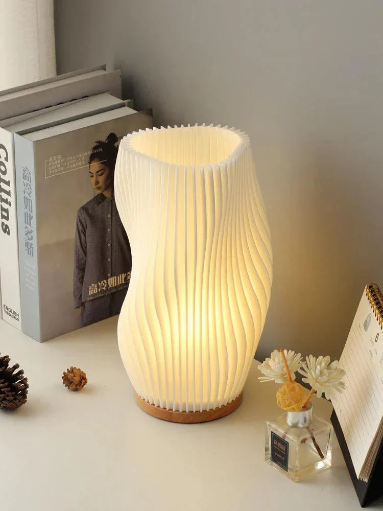 Mosrugs | CharmAura - Sophisticated Cream Table Lamp