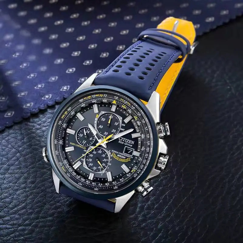 Mosrugs | Quartz Chronograph Men’s Watch – Waterproof Stainless Steel Wristwatch with Date & Luminous Hands