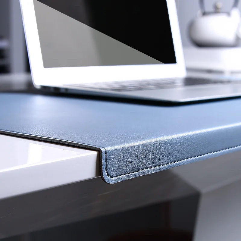 Mosrugs | Ergonomic PU Leather Desk Mat – Wrist & Elbow Support with Non-Slip Surface for Office & Gaming
