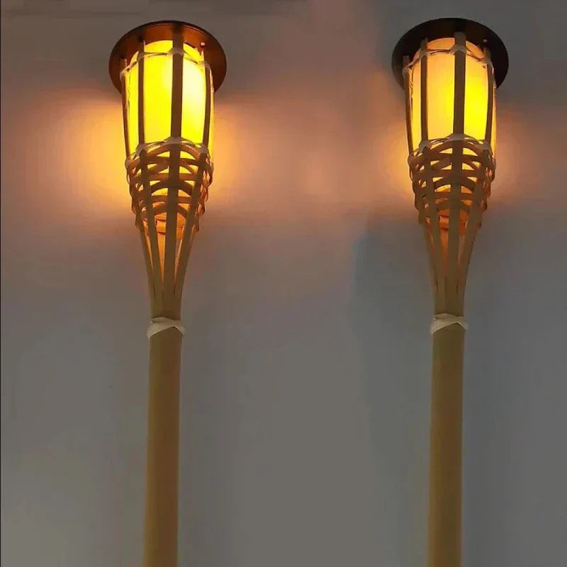 Mosrugs | 5-Piece Solar Torch Light Set – Flame Effect LED Garden Lights | Solar Powered & Weatherproof Outdoor Lighting