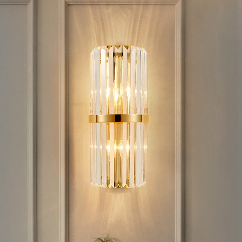 Mosrugs | GoldenGleam – Elegant Gold Wall Light with Warm Glow