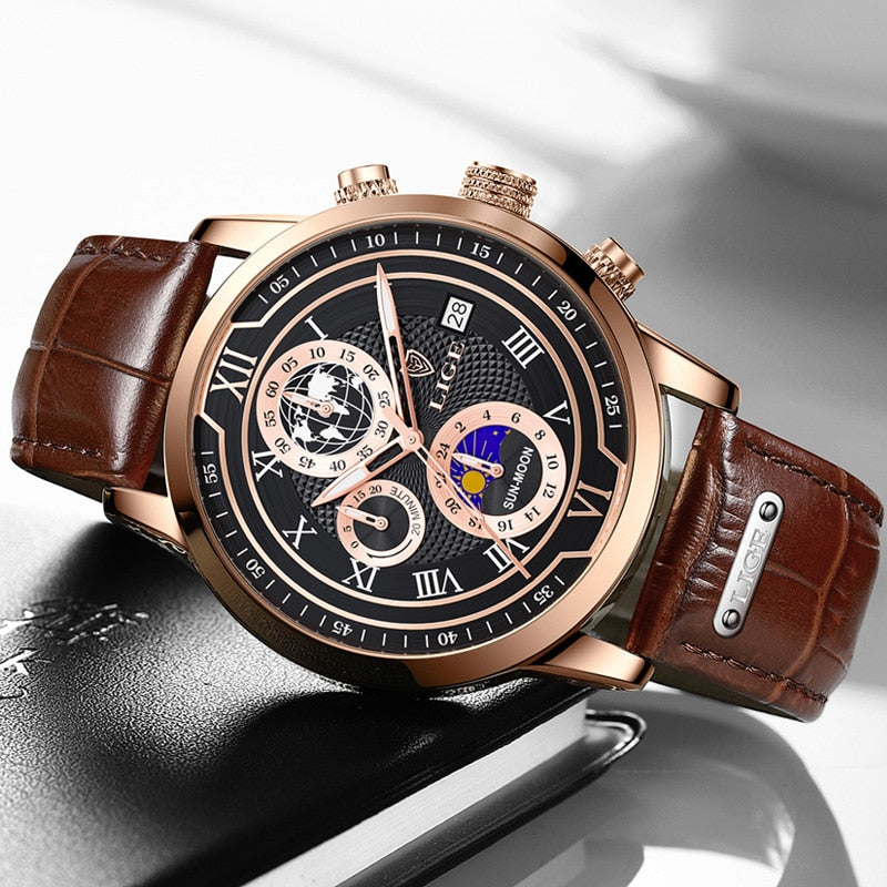 Mosrugs | Classic Chronograph Men’s Watch | Stylish & Functional Luxury Wristwatch for Every Occasion